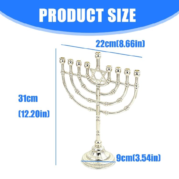 9 Branch Candleholder Elegant Table Centerpieces Romantics Candle Stand Dining Table Ornament for Living Room Banquet
