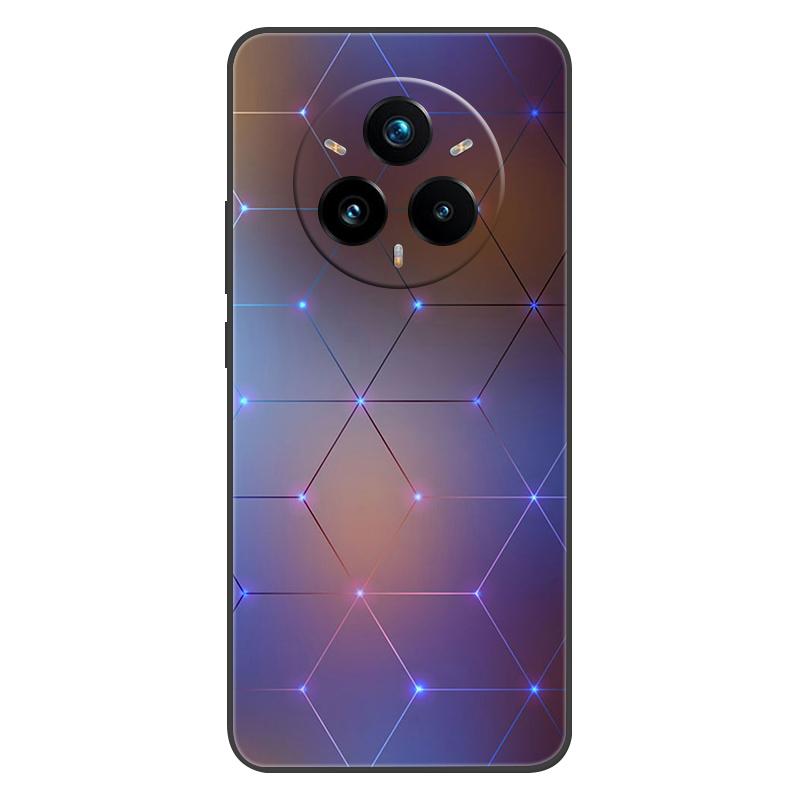 For Realme 14 Pro Plus Case Black Silicone TPU Soft Phone Cover for Realme 14 Pro Plus 14pro+ Protective Back Shells Shockproof