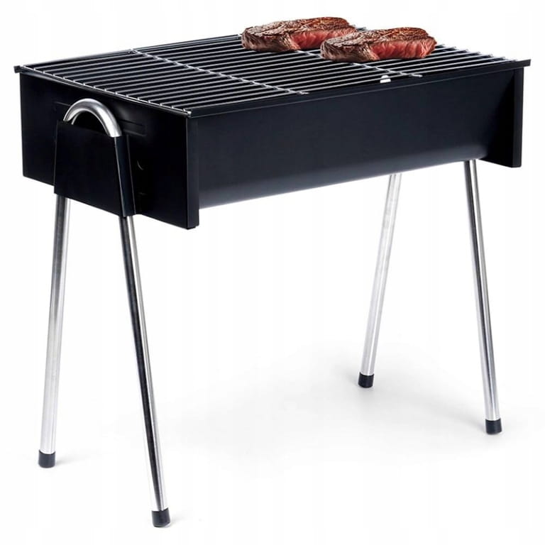 Tourist charcoal grill 48x33x46cm portable stainless steel black