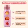 60pcs Suitcase Stickers Waterproof Stickers Scooter Computer Tablet Cartoon Decoration