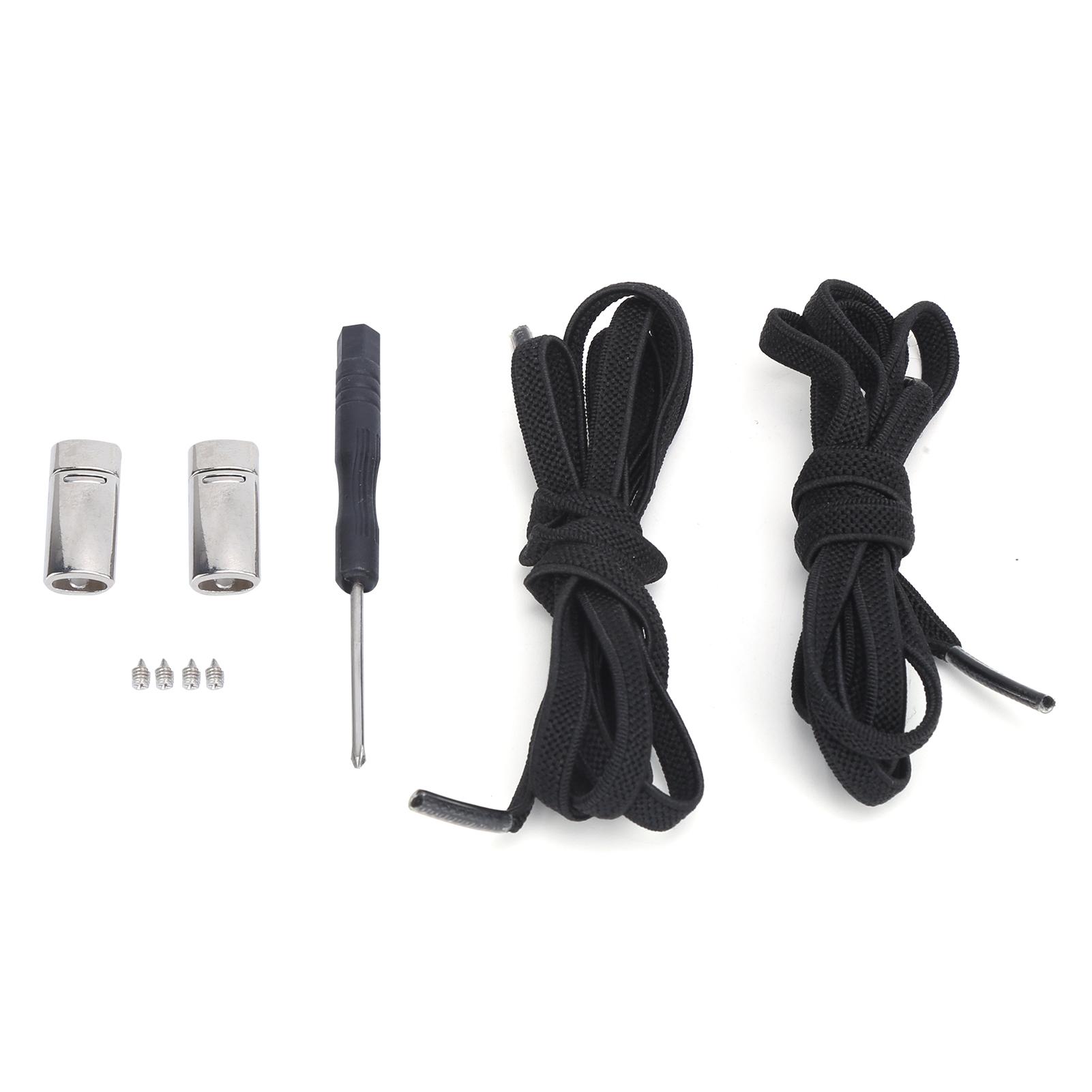 

Магнитные шнурки для обуви Без завязывания Экономят время Легко использовать Шнурки с серебряной пряжкой для бега Ходьбы Пеших прогулок Велосипеда