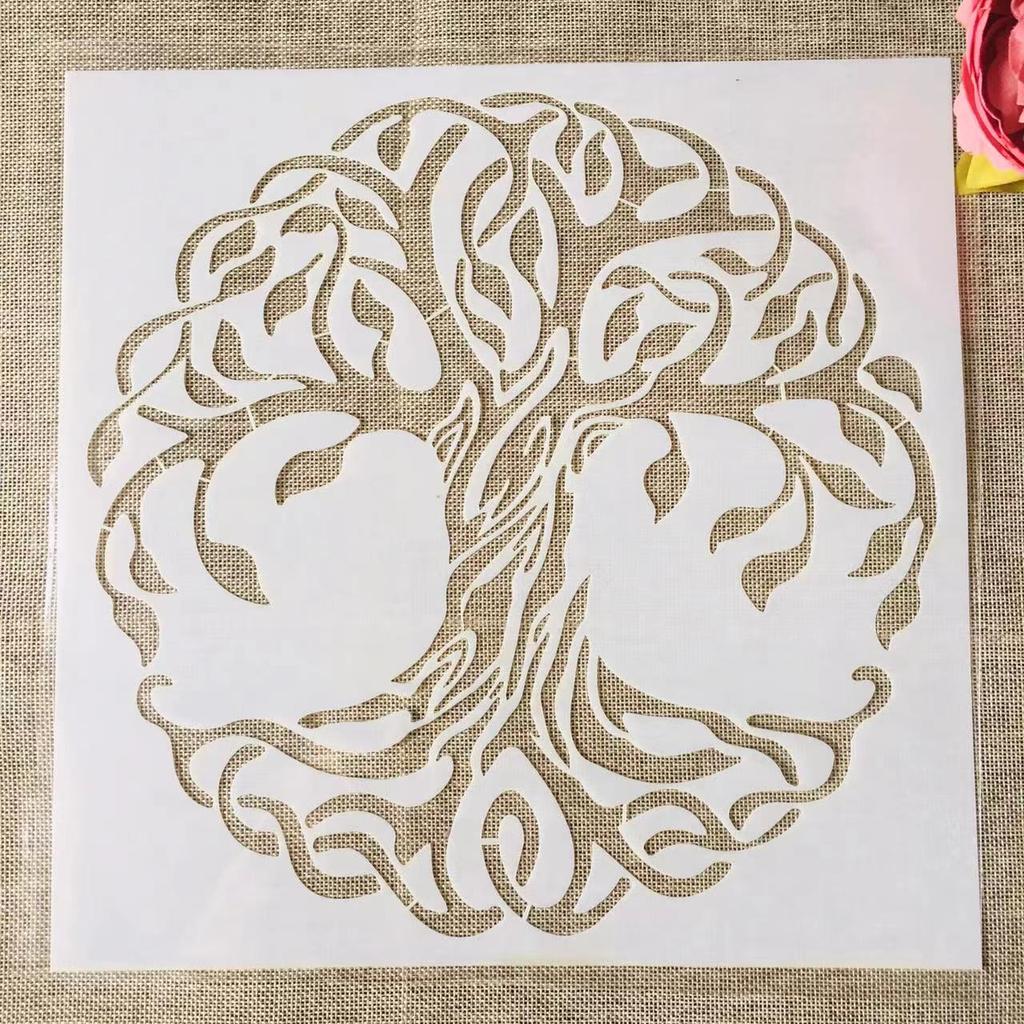 30*30cm Mandala Geometry Totem DIY Layering Stencils Wall Painting Scrapbook Coloring Embossing Album Decorative Template