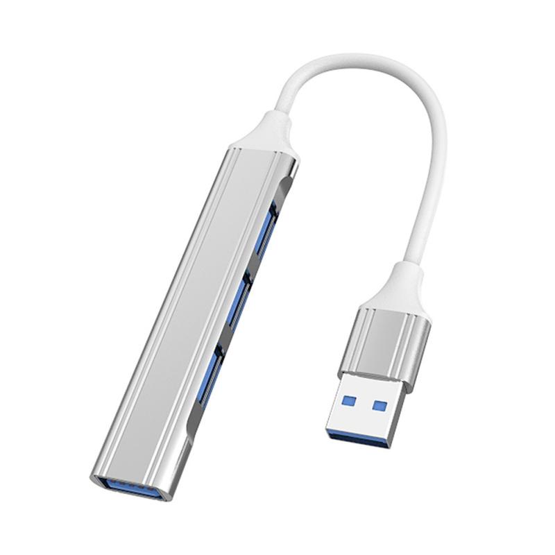 High-speed Type-c Usb C Hub 4-port Multi Splitter Adapter Otg Compatible For Lenovo Huawei Xiaomi