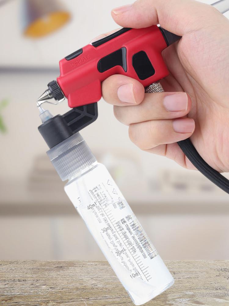 PT-AB Wash-Free Airbrush with Marker Rack No-Clean Airbrush No-Wash Airbrush Quick Paint Change Hobby DIY Craft Tools