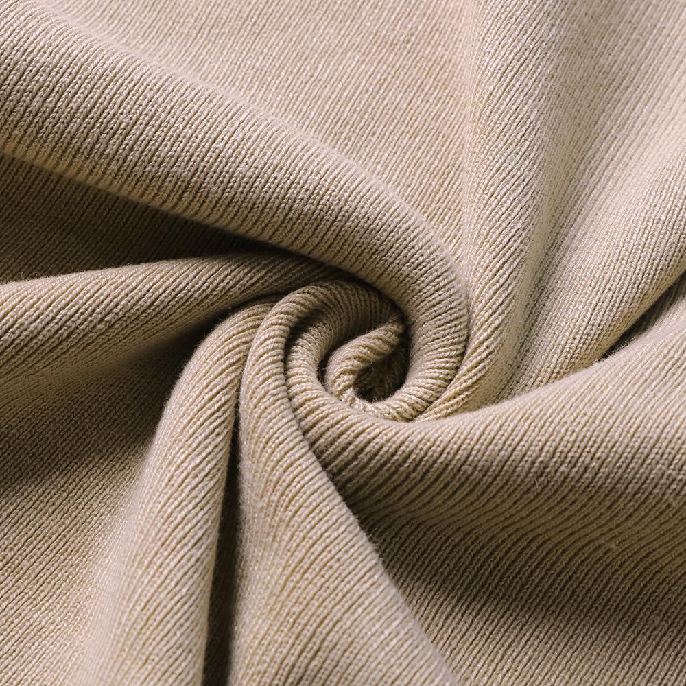 Autumn and Winter Knitted Dress Women Slim V-neck Sweater Dress Tie Long Sweater