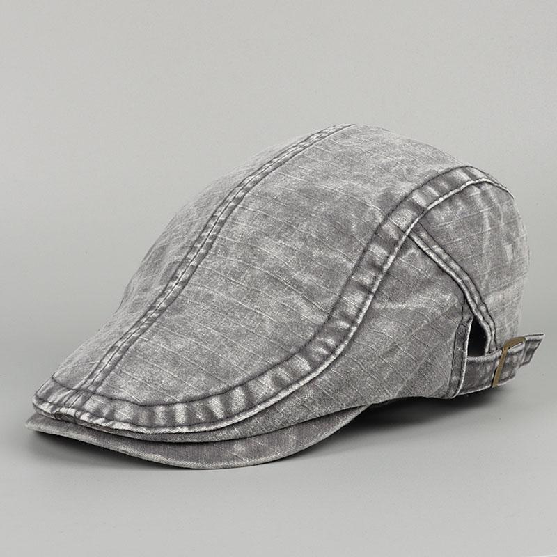 Unisex Berets New 2026 Fashion Vintage Cotton Beret Hat Men Women Denim Newsboy Caps Visors Spring Autumn Ivy Flat Cap