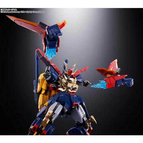 TAMASHII NATIONS Soul of Chogokin GX-113 Gundam Build Fighters Try Strongest Mobility Gundam Tryon 3, Approximately 210mm, Die-cast, PVC, and ABS Pain