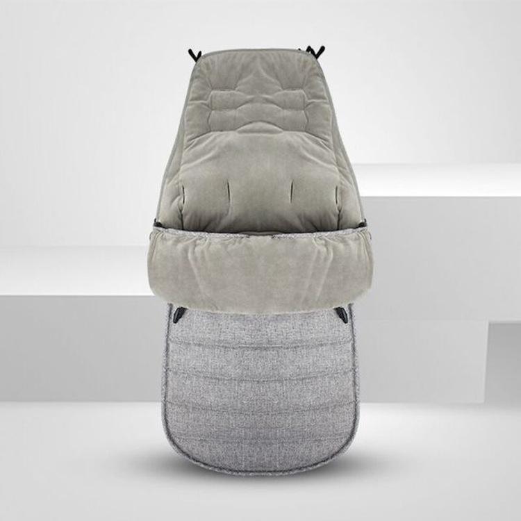 Warm Windproof Stroller Sleeping Bag & Foot Cover: Thick Cotton Pad for Autumn/Winter