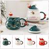 Snowman/Christmas Tree/Santa Claus Santa Claus Water Cup Christmas Ceramic Cup  Festive Gift