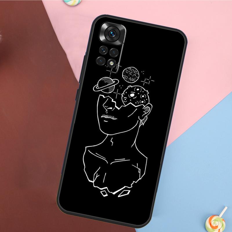 Aesthetic Space Stars Planet Cover For Xiaomi Redmi Note 13 Pro 14 12 11 9 10 9S 10S 11S 12S Redmi 10C 12C 13C 14C Case