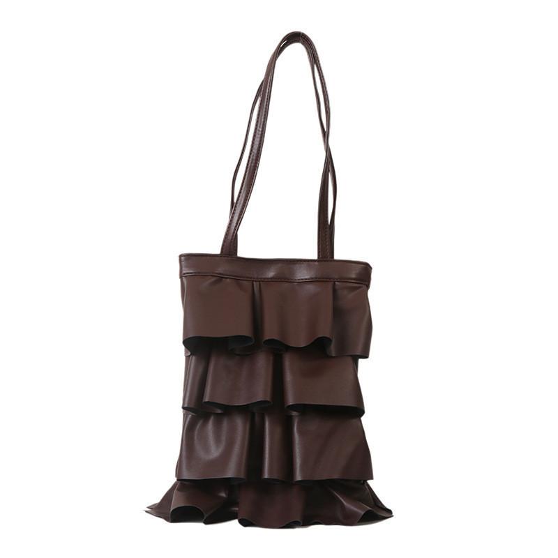Trendy Street Style Handbag 2023 New Large Capacity Pu Bucket Bag For Women