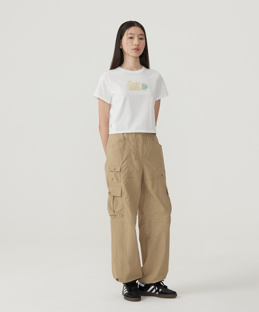 COVERNAT WOMAN Lucky Mark T-Shirt White