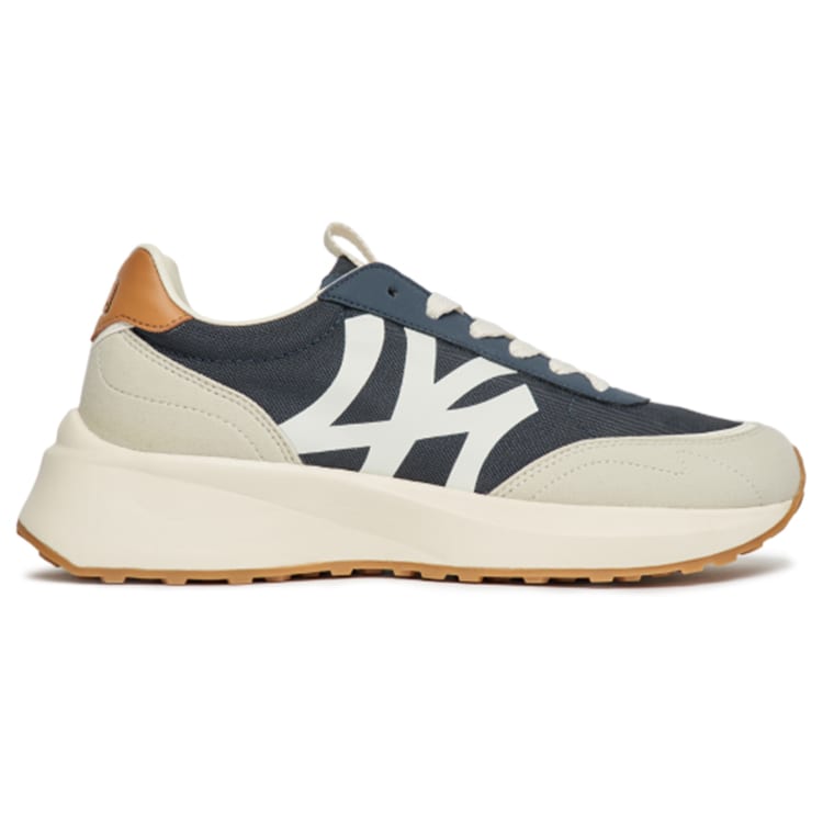 MLB Chunky Jogger Textile, Leather Cushioning Slip Resistant Abrasion Resistant Low Top Chunky Sneakers Unisex 3ASXX112N-50NYS