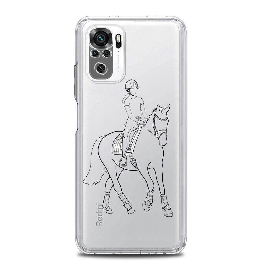 

Чехол для телефона для Xiaomi Redmi Note 13 12 5G 9S 9 8 10 11 Pro Plus 4G 9T 13C 12C 10C 9C 9A 7 Pro Прозрачный чехол Животное Искусство Лошадь Redmi 12C