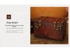 European Retro Lockable Wooden Trunk: Home Storage and Escape Room Decoration