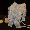 Rüschen-Spitzen-Kopfschmuck Stirnband Anime-Maid Cosplay Stirnband Lolitas Spitze Schleifen Kopfbedeckung Haaraccessoires Spitze Haarbänder