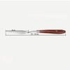 5PCS Wooden Handle Paint Mixing Spatula Metal Working Head Smooth Polished Body Pigment Blending Tool Diversified Head Shapes