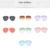 SHAUNA Nail Decoration Women Rimless Pilot Sunglasses Brand Designer Fashion Ladies Gradient/Tinted Punk Style Glasses