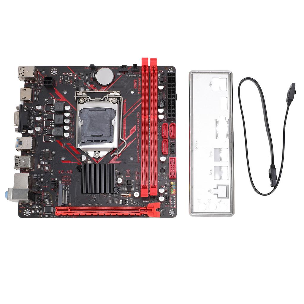 H81 Micro ITX Motherboard for LGA1150 DDR3 1920x1080 60Hz Serial ATA2.0 M.2 NVME Mining Motherboard for Core I7 I5 I3