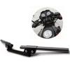 Motorcycle Handlebar Aluminium Alloy Easy Installation Handlebar Replacement Motorcycle Modification Parts Black