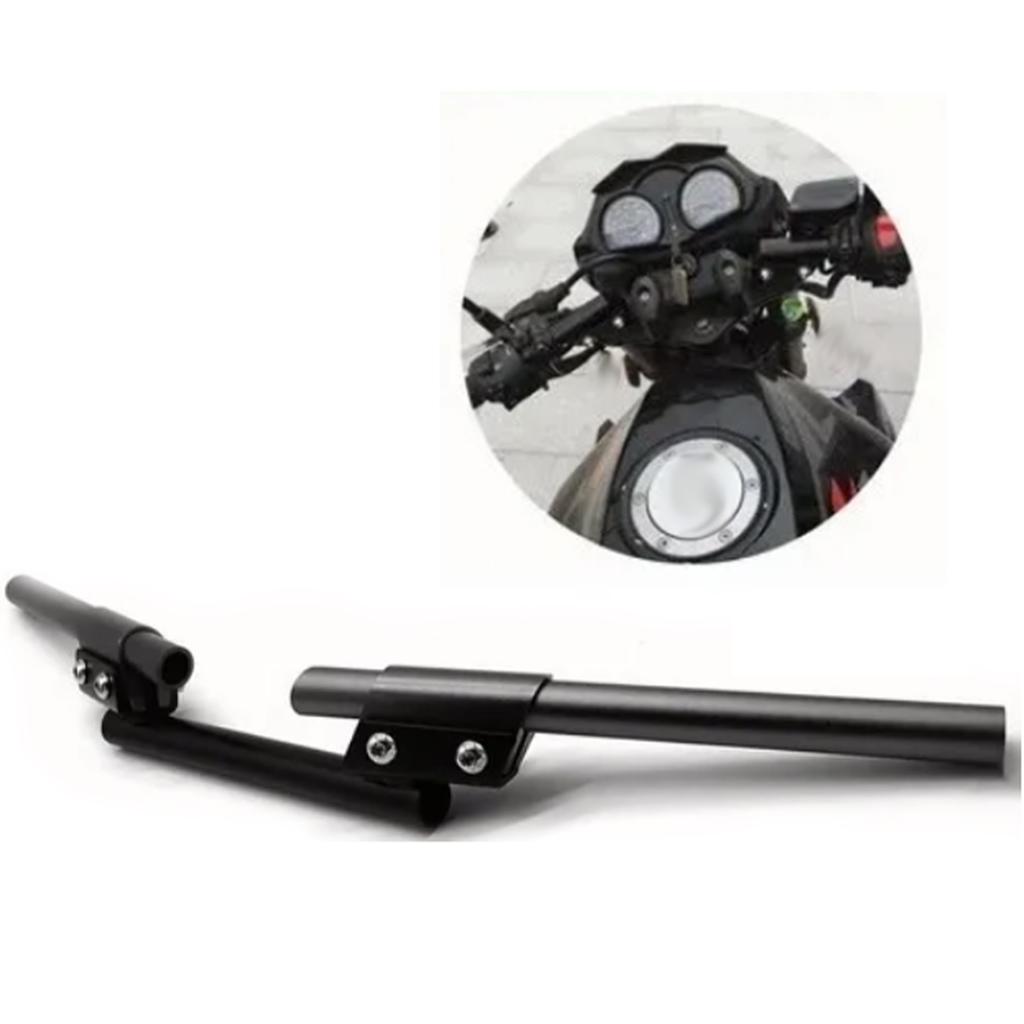 Motorcycle Handlebar Aluminium Alloy Easy Installation Handlebar Replacement Motorcycle Modification Parts Black