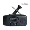 Solar Hand-Crank Emergency Radio: All-Band Satellite Broadcast & Portable Player