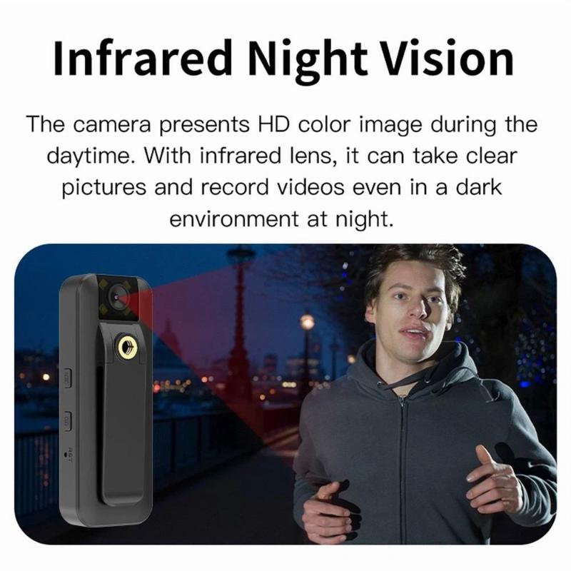 WiFi Hotspot Camera, Portable Digital Video Recorder, High-Definition Night Vision Law Enforcement Recorder