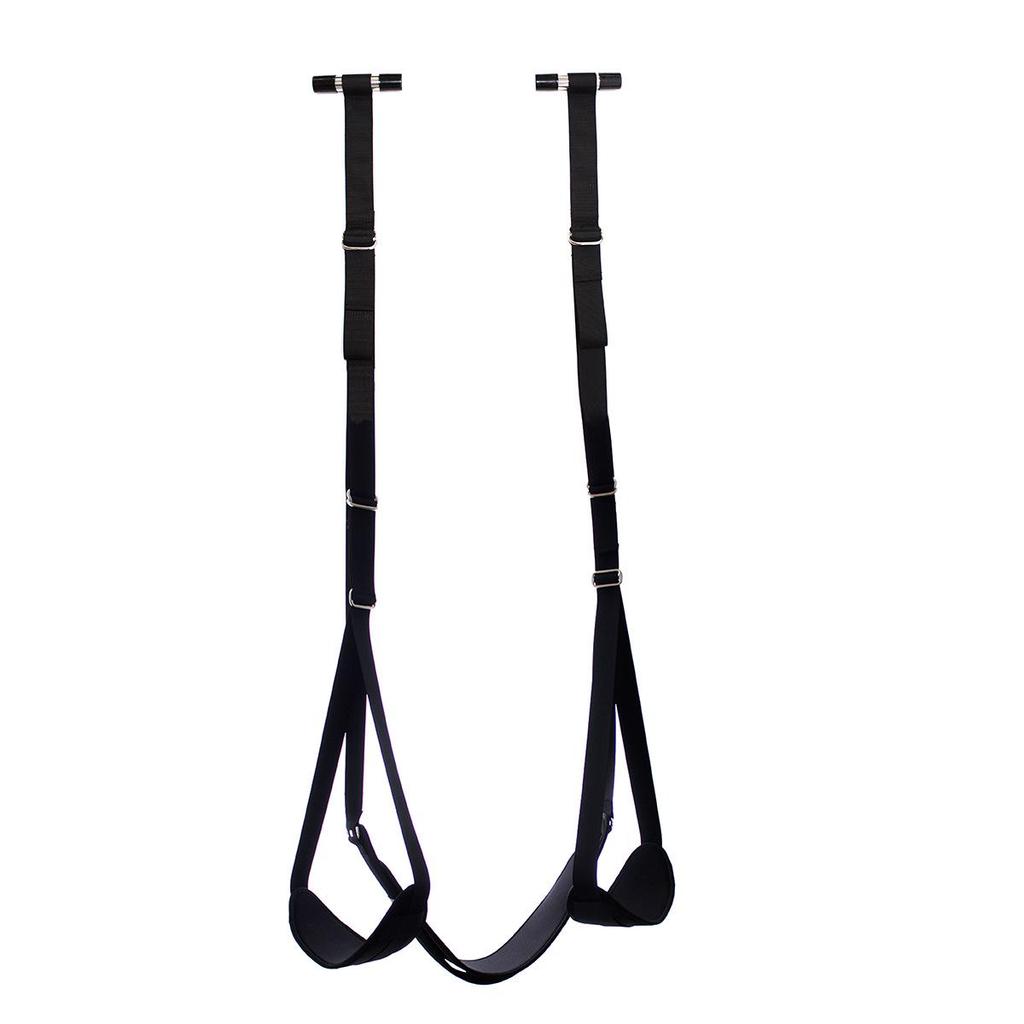 Hanging Black Swing Cushion: Passion Bondage Toy for Kinky Couples