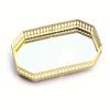 1PC Metal Cosmetics Trays Octagonal Versatile for Accessories Jewelry Tray Elegant Tray Organizer Jewelry 2 Sizes