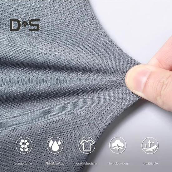 2dílná sada pánských teplákových souprav s kulatým výstřihem, krátkým rukávem, tričkem s elastickým pasem a kraťasy, rychleschnoucím sportovním oblečením