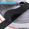 MLIVING Velcro Tape Self-adhesive Extra Strong Velcro Adhesive Tape Black