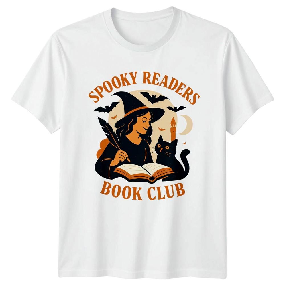 Spooky Readers Book Club Unisexs TShirt Halloween Books Halloween Gift For Her S