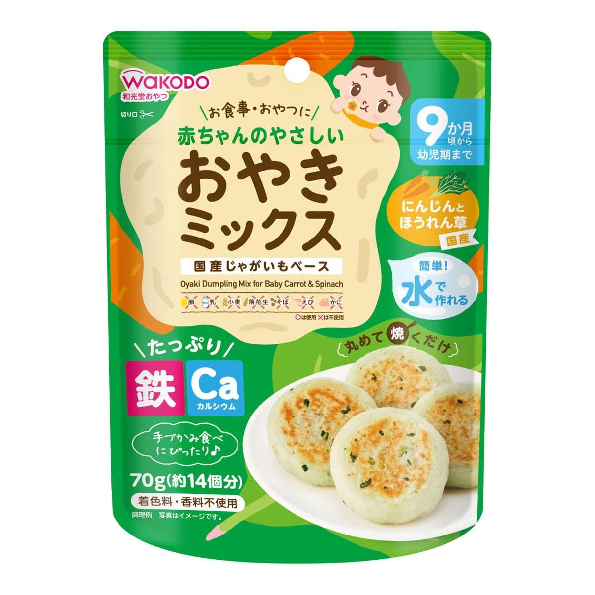 

Asahi Group Foods Oyaki Mix морковь и шпинат 70 г