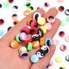 50-100pcs Tai Chi Acrylic Beads Yin Yang Black White Flat Round Loose Beads for Jewelry Making DIY Bracelet Necklace Accessories