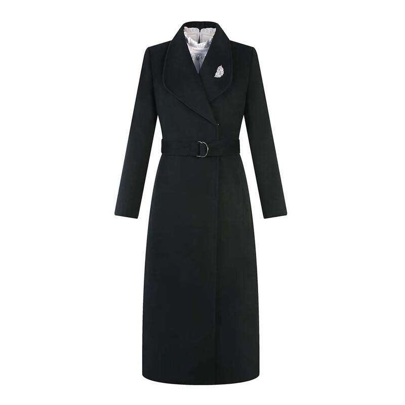 

Женское профессиональное зимнее длинное пальто из Турции One Size