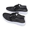 2023 Summer Women's Mesh Sneakers - Korean Style, Low-Top, Black & White