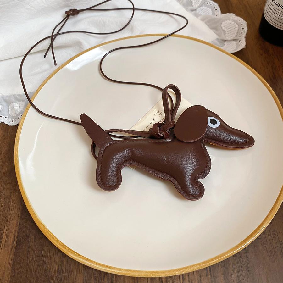Mengqu Cute Puppy Necklace~ Children's Fun Versatile Long Accessories Women's New Popular Necklaces