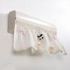 1Pc  Cute Plush Doll Deco Windbreak Curtain for Air Conditioner Summer Cover Prevent Direct Blowing Cloth Bedroom Decoration