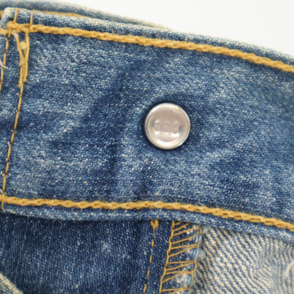 Levi's 501 Straight Denim Pants W30 Jeans Button Fly Men's Used