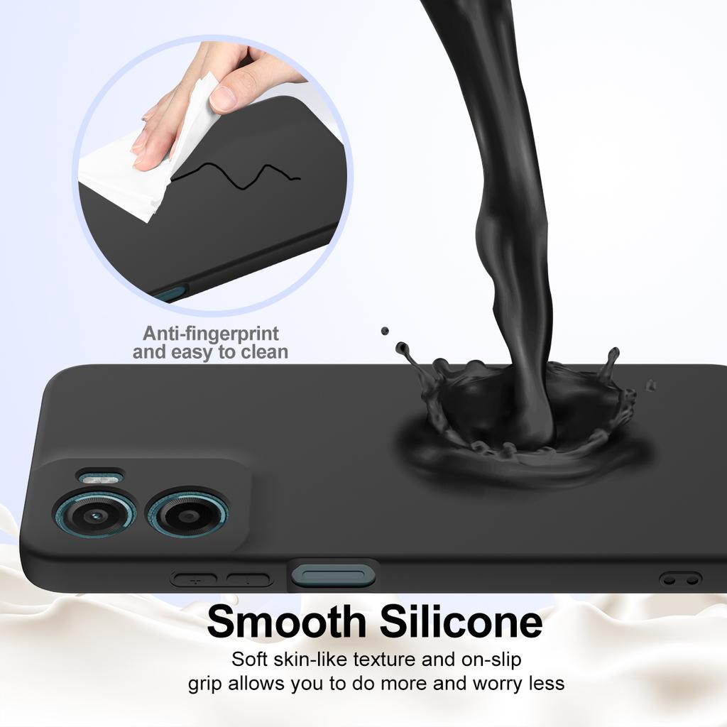 For Motorola Moto G06 Power 4G/Motorola Moto G06 4G Magnetic Case Anti-Drop Liquid Silicone Phone Cover