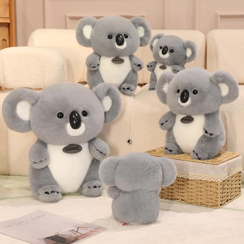 Lifelike Koala Plush Toy Stuffed Animals Koala Bear Baby Doll Kids Sleeping Huggable Pillow for Children Creative Sweet Gifts