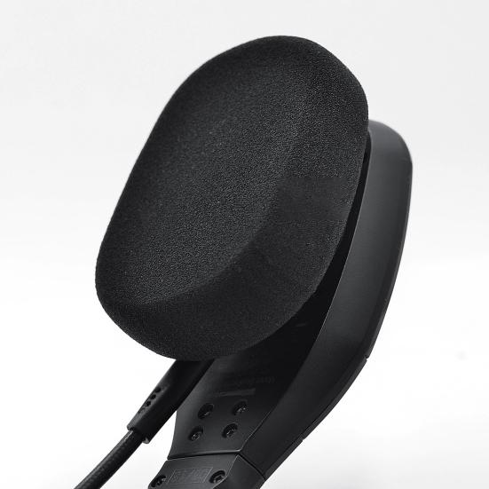 1 Pair Ear Pads Easy Installation Skin-friendly Sponge Earphone Ear Pads for Vxi BlueParrott B450-XT B450XT Headset