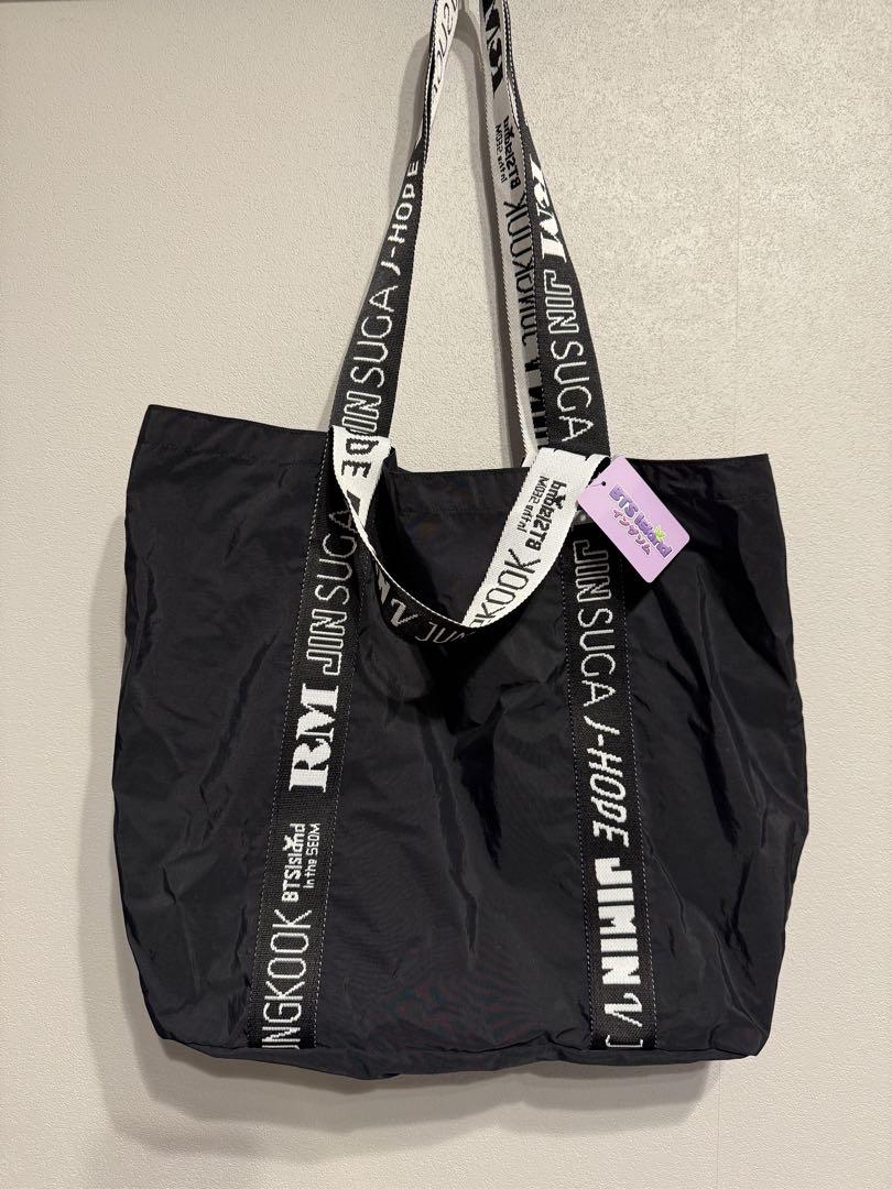

[USED] BTS Island In The Som Shimamura Collaboration Tote Bag, Black