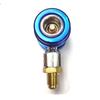 1 Set New Red Blue Adapter R134A Quick Coupler 90° Low & High Side AC Manifold