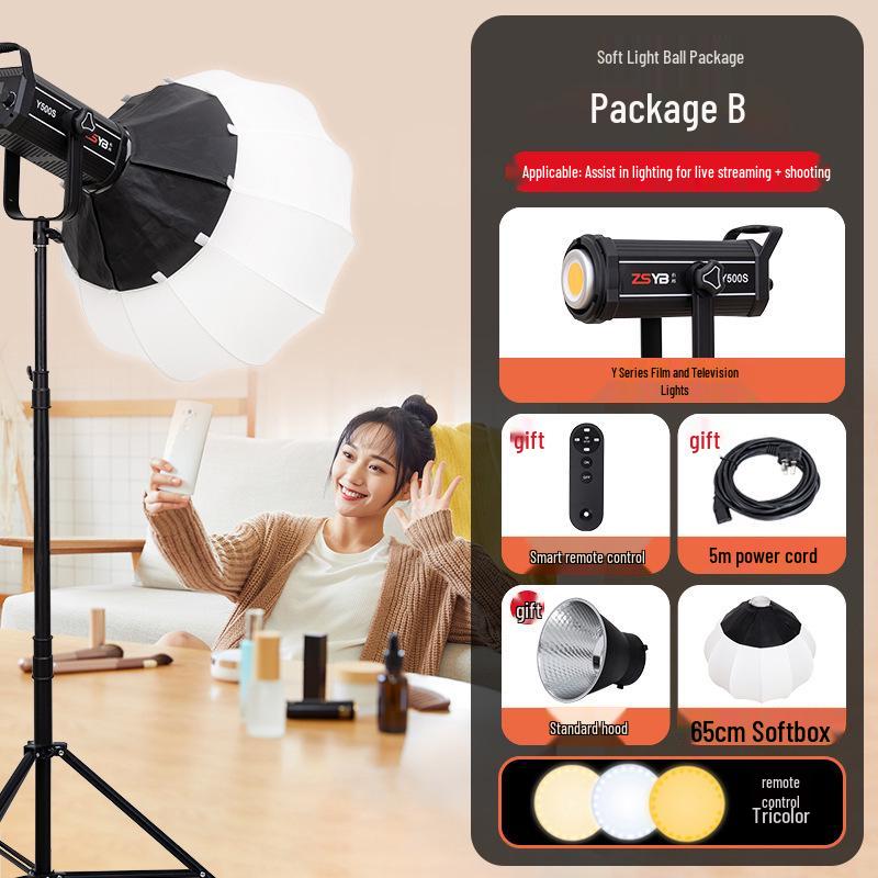 Yingbang Y500 Dual-Color Fill Light for Live Broadcast & Portrait Photography