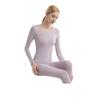 Women's Seamless Modal Thermal Underwear Set - Ultra-Thin, High Elasticity, Lightweight Warm German Velvet Base Layer for Autumn Winter.