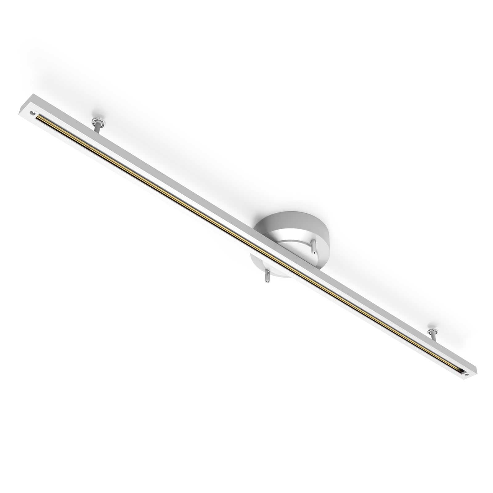 

Coizabera 1m Duct Rail, Lighting Rail, Light Rail, Wiring Duct Rail, Ceiling Mount, No Installation Required, Freely Adjustable Position, Ideal for