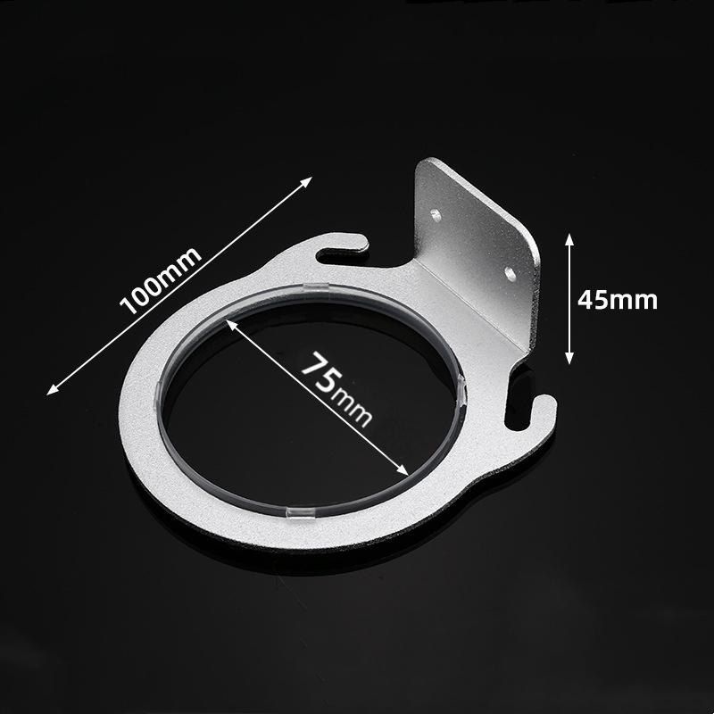 Prostorový hliníkový nástěnný držák na fén Stojan Věšák Domácí koupelnový úložný regál na fén Organizér Závěsný stojan 7,5 cm