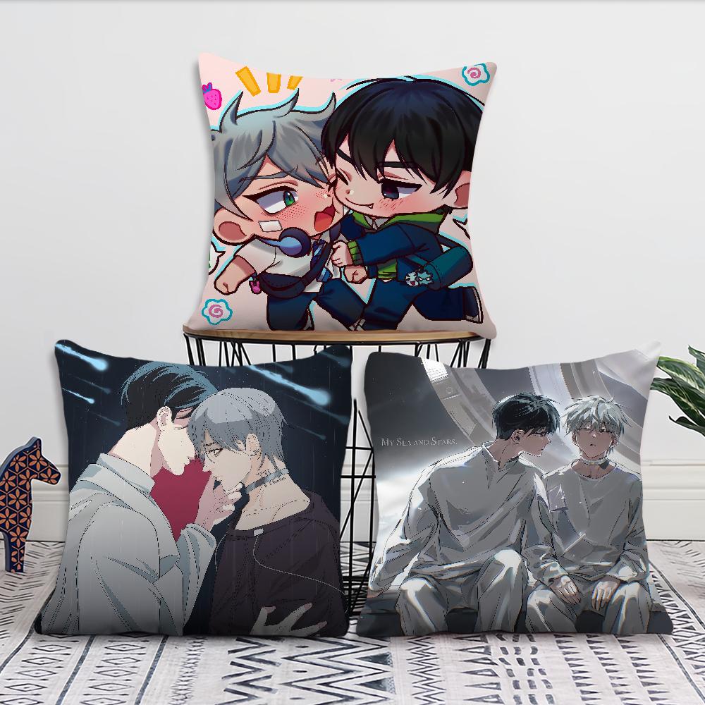 anime fanart a-Alien Stage Ivan Till chibi Comfortable soft Pillow Case for Sofa Living Room Home office Decor Protective Covers