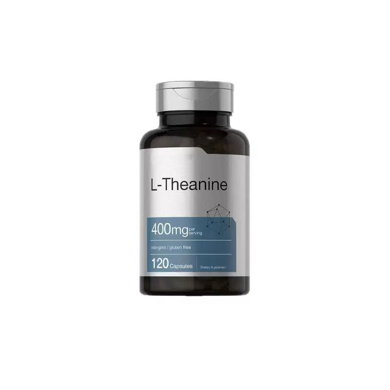 L-Theanin Nahrungsergänzungsmittel | 400mg | 120 Pulverkapseln | Gentechnikfrei & Glutenfrei 1pack